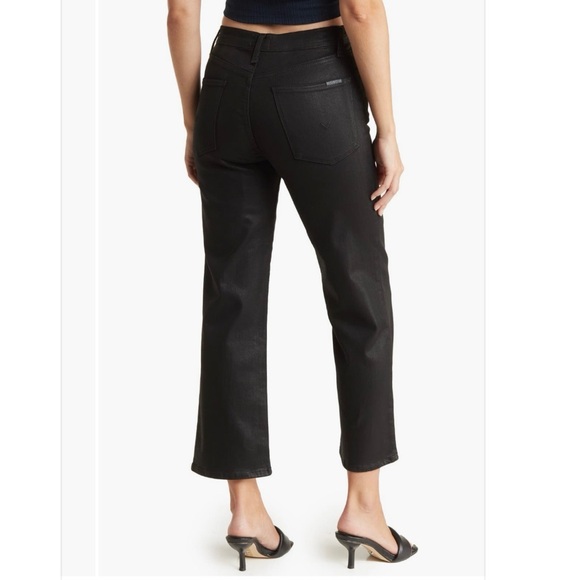 Hudson Jeans Noa High-Rise Crop Coated Denim in Stellar | Size 34 | NWT - Picture 14 of 16